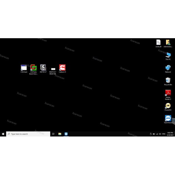 Diagnostic kit INLINE 7, pre installed Insite 8.7 software CF53 laptop for Cummins diesel truck engine diagnosis