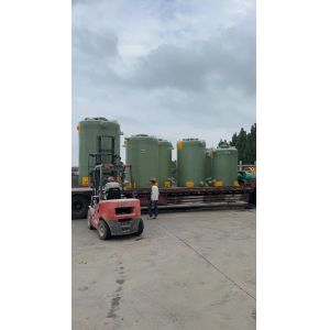 Vertical Alkali Resistant FRP Water Tank For Water Purification