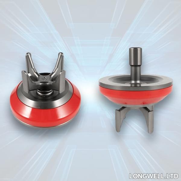 Red NBR Insert Mud Pump Valve ASSY AH36001-05.12A.03 Polyurethane Casting Mud Pump Spares