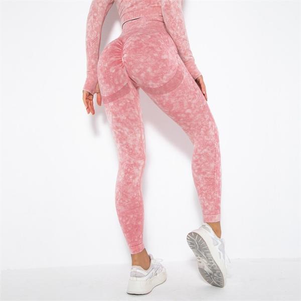 Washed Gym Scrunch Butt Leggings Seamless Big Booty Workout Gym Pants