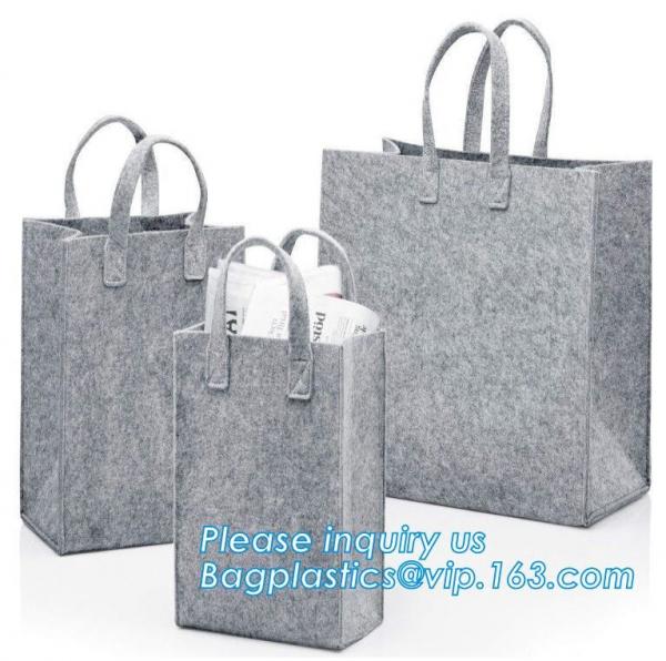 Makeup Bag, Purse, Organizer insert, Travel Felt Tote Bag Eco Felt Shopping Bag Women Bag Handbag Ladies Hand Bags
