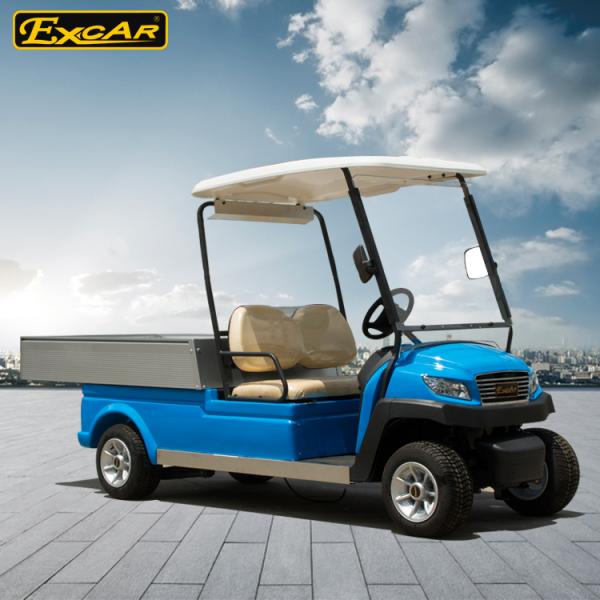 48V 3.7KW 2 Seater Electric Golf Carts Taly Axle / Hotel Buggy Car