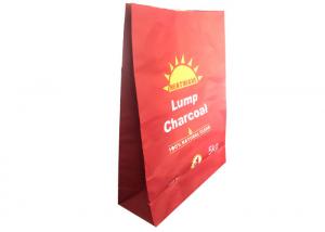 China Charcoal Packaging Multi Wall Paper Sacks Capacity Barbecue 5kg Charcoal Bags on sale