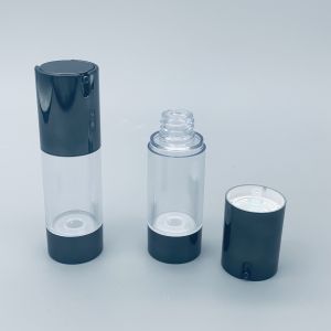 Black Transparent Acrylic Airless Bottle Airless Cosmetics