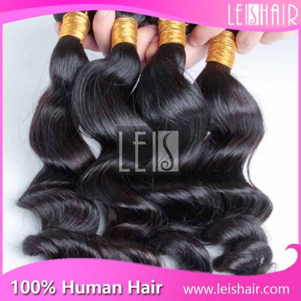 Wholesale human hair extension remy brazilian human hair loose wave