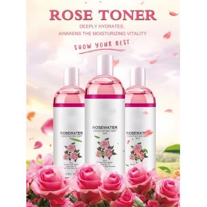 Natural Organic Face Toner Hyaluronic Hydrating Essential Water Rosewater