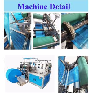 China PP PE Non Woven Shoe Cover Making Machine Plastic Film on sale