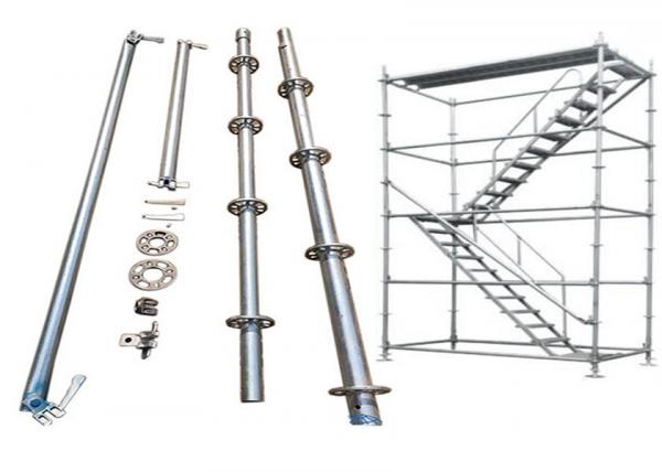 Buy Hot Dip Galvanizing Ringlock Scaffolding System Building Temporary Scaffolding at wholesale prices