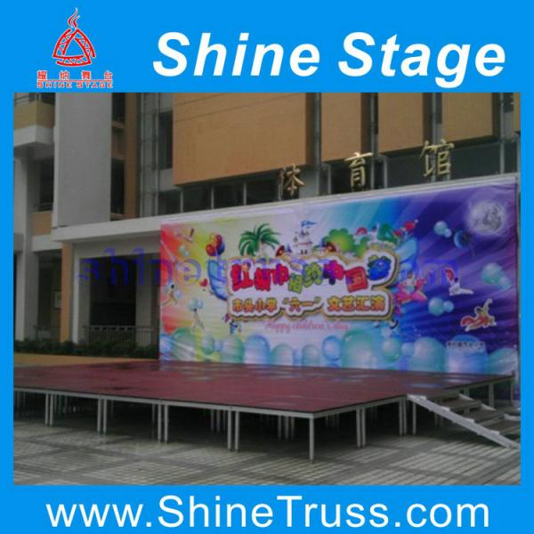 Performance Simple Aluminum Adjustable Concert Stage
