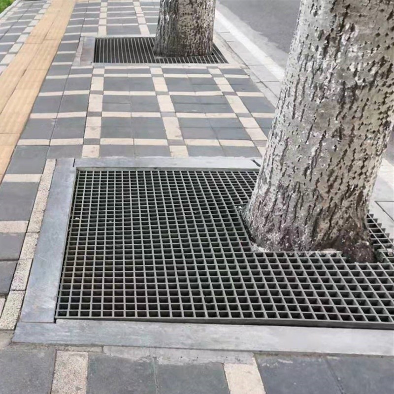 Petrochemical Platform FRP Floor Grating Yellow Fiberglass Panel