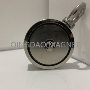 Quality Sintered NdFeB N35 270KGS 600 Lb Fishing Magnet Nickel Coating for sale