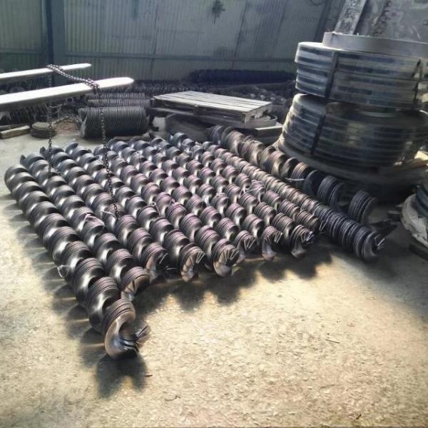 Cold Rolled Screw Flight Spiral Blade Continuous Flight Auger ISO9001 Certification