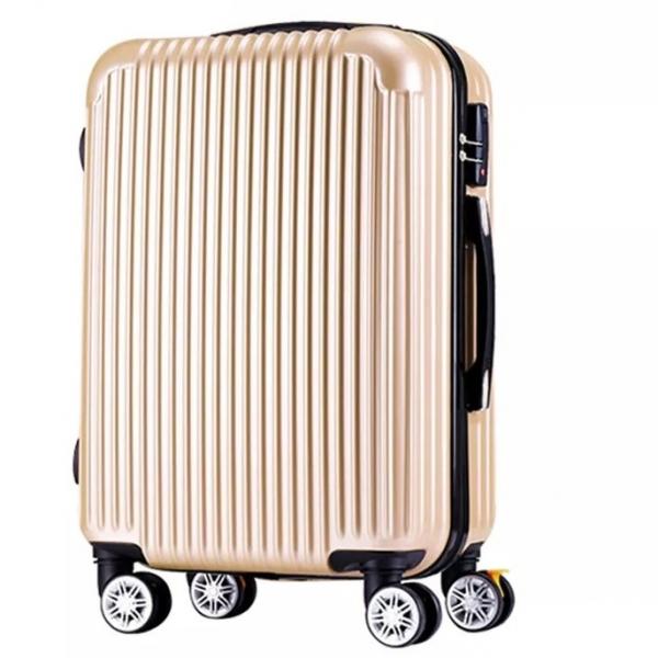 PC Polycarbonate Travelling Luggage Set Of 3 Pieces Shiny Surface Girls Suitcase Hardside Trolley