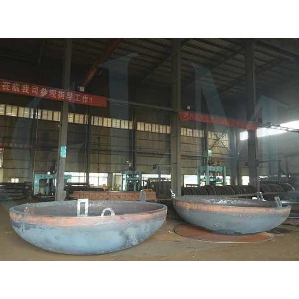 Carbon Steel Hemi Tank Head Q345R 5388mm Diameter 66 Mm