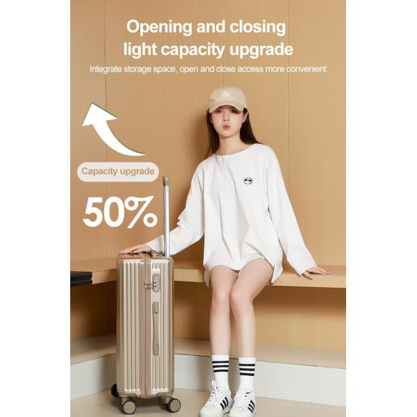 Upgrade Your Travel Gear with our ABS PC Aluminum Suitcase Available in Multiple Colors and Sizes