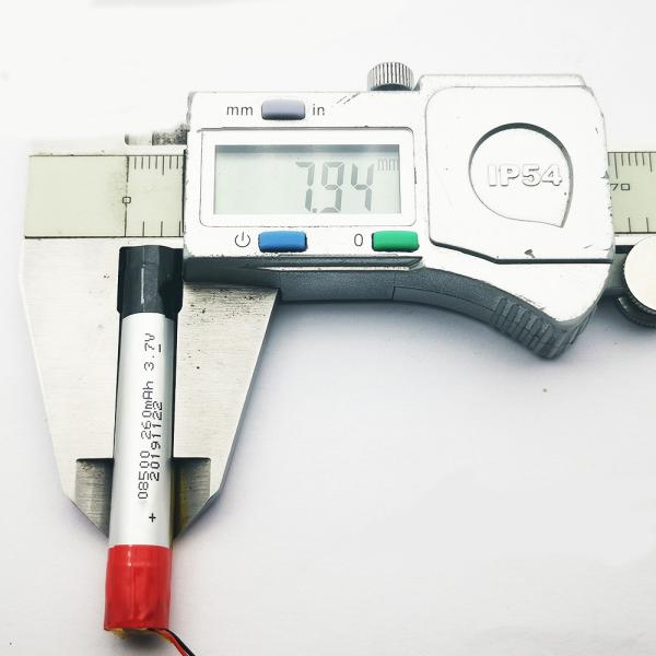 Rechargeable Lipo 10C 08500 Lithium Battery Cells 3.7V 240mAh