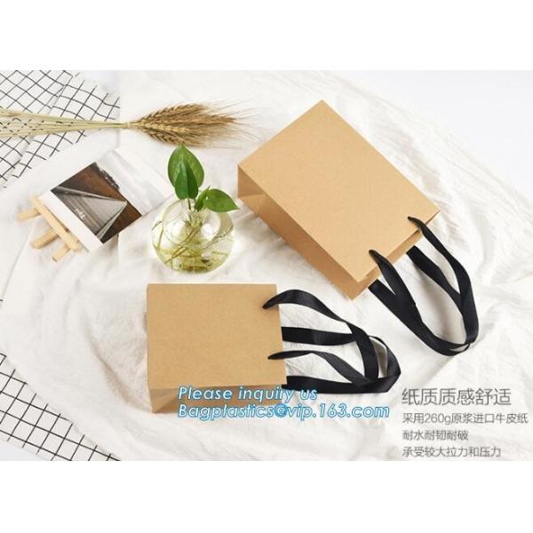 Elegant Embossed For Presents Clothing Wedding Birthday Bridal Baby Shower Paper Gift Bags Modern Fancy Cute Paper Premi