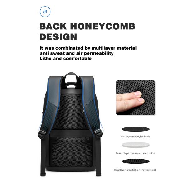 OEM ODM Waterproof Hard Shell Backpack 15.6inch Usb Laptop Backpack