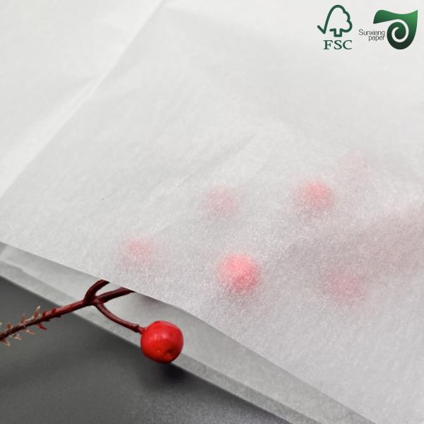 FSC Heat Resistant Food Safe Greaseproof Wrapping Paper White