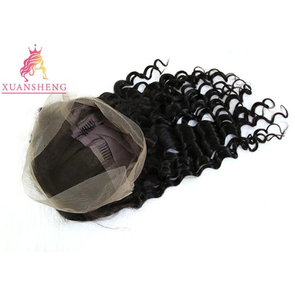100% Transparents Full Lace Human Wigs Loose Wave Hair Cuticle Aligned