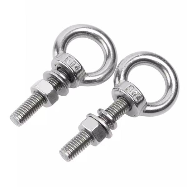 M6 M8 M10 Carbon Steel Lifting Eye Bolt Grade Class 8.8 10.9 12.9 Zinc Coating Plated DIN580