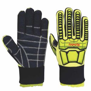 Quality Hysafety EN388 Mining Gloves / Heavy Duty Construction Gloves for sale