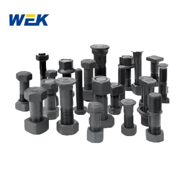 M22*65 Hexagon Head Excavator Track Link Shoe Track Chain Bolt And Nut Link Pad Bolts