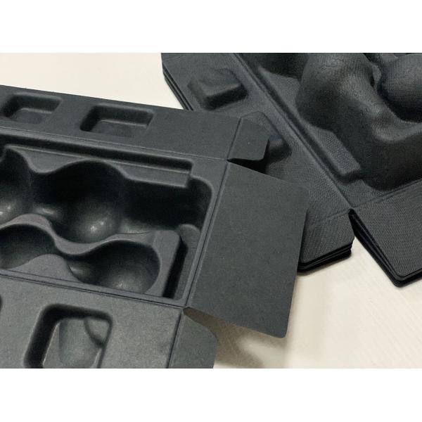 Recyclable Thermoformed Molded Pulp Complex Colored Processed