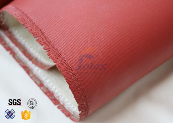 Buy 700Gsm 0.7mm Silicone Coated High Silica Fabric 800℃ Electrical Insulation at wholesale prices
