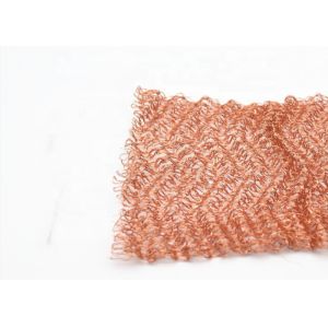 Width 2.5-60cm Knitted Copper Mesh Rf Emi Shielding