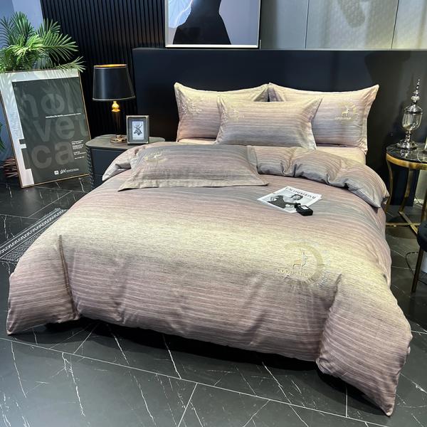 Luxury Home Textile Egyptian Cotton Bedding Sets With Matching Curtains for King Size Bed