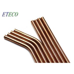 Kids Straight Rainbow Reusable Straws Non Plastic 304 Stainless Steel