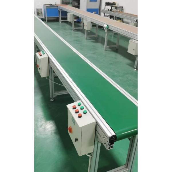 Compact Belt Conveyor Line for Space-Saving Production & Assembly