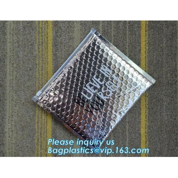 Wholesale Lip Stick Matt Black Cosmetic Zipper Bag,Made of strong PE film with barrier bubble lining.bagease bagplastics