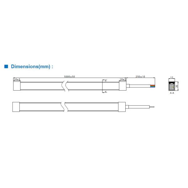 Full Color 3535 LED Neon Signs Dimmable 24V Multifunctional