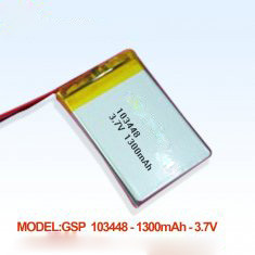 Quality High Capacity Li-Polymer battery 083448 1300mAh 3.7V for sale