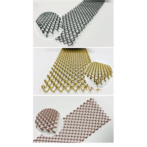 Decorative Aluminum 2mm Metal Mesh Curtain