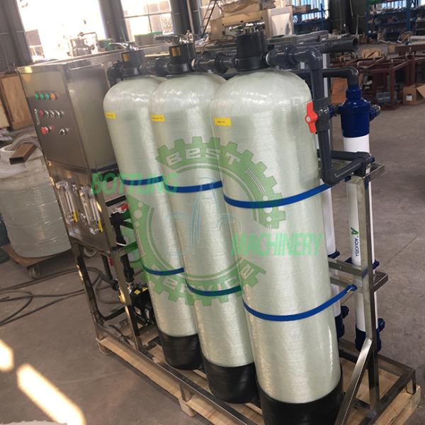Hollow Fibre Ultra Filtration / UF Tap Mineral Water Purifying Machine