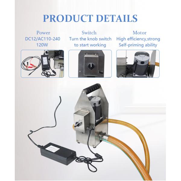 500kg/H Transfer Electric Honey Pump For Honey Tomato Paste