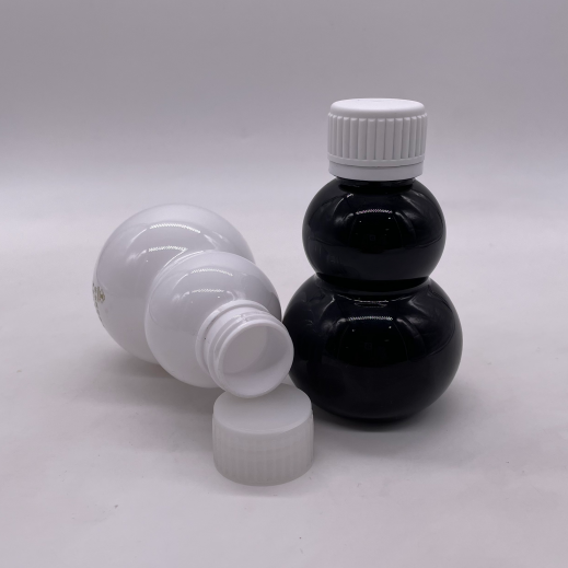 120ML PET Gourd Bottle for Health Products Customizable Color Screw Cap and Free Sample