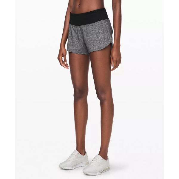 Women'S Work Out Shorts Zipper Phone And Key Pocket On Back Waist Band