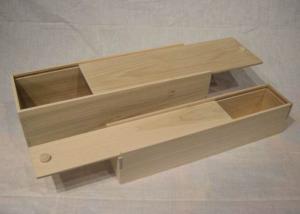 Sliding Top Rectangle Solid Wood Bamboo Gift Box, China Handmade Wooden Tool Boxes Suppliers