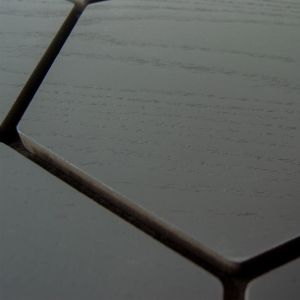 Hexagonal Akupanel soundproof medium-density fiberboard wood veneer wall panel