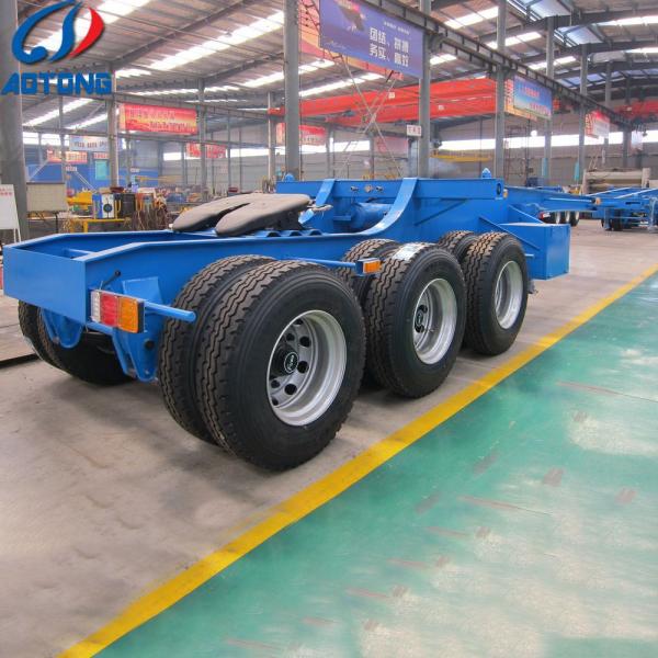 Hydraulic Ladder 4 Axle Lowboy Trailer with 80 Ton 100 Ton Capacity and Durable Design