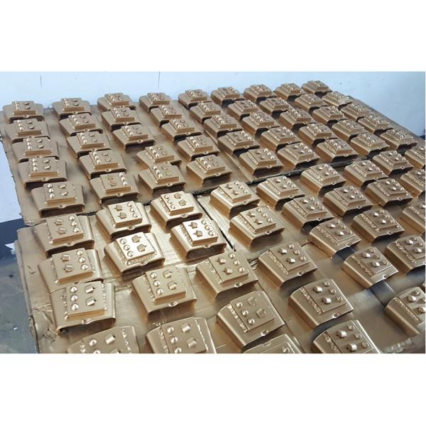 Concrete grinding diamond tools diamond grinding shoes with double rectangle segments