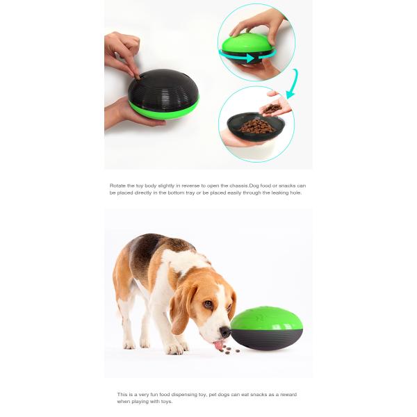 SEDEX Interactive Leakage Slow Feeder Dog Bowl Food Grade Molar With Sound 284g