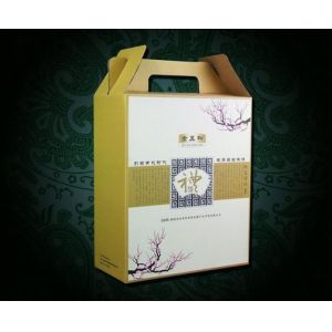 China Food and dried fruit packaging box with handle on sale
