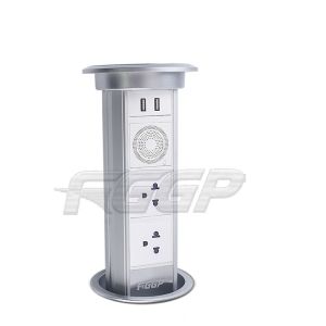 China 250V 13A Aluminum Alloy SAA Motorized Pop Up Power Socket on sale