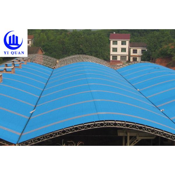 PVC Roof Tiles 0.8-3.0mm Thickness Waterproof Fireproof for Industrial Buildings