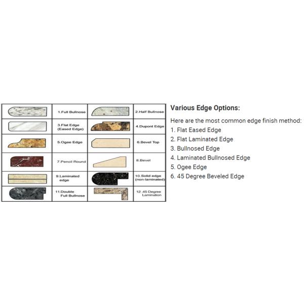 Artificial Quartz Slab Countertops Coffee Brown Color Kitchen Island Stone